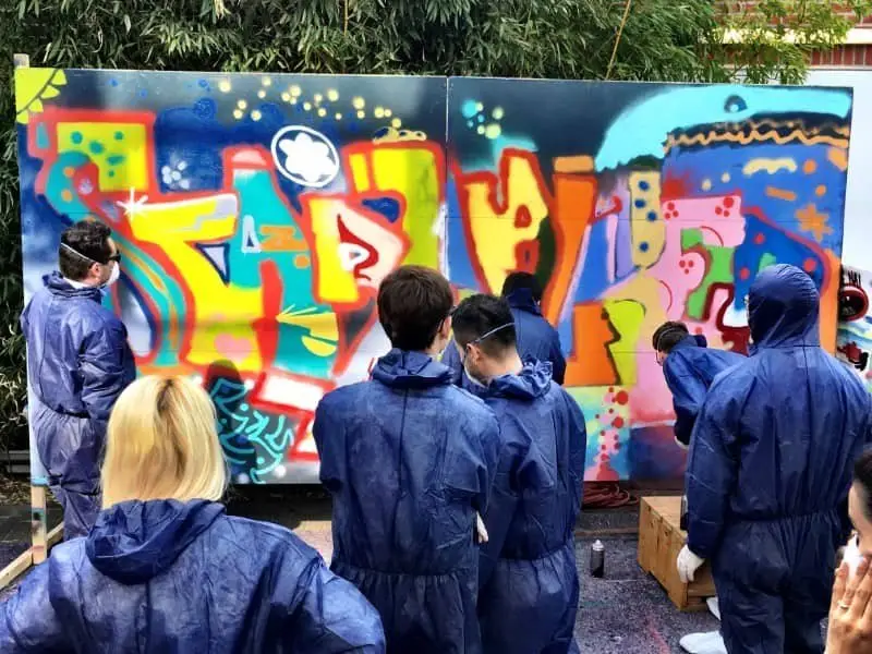 Teambuilding Graffiti Teamevent